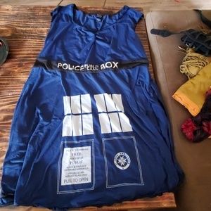 Dr Who police box dress